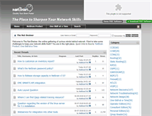 Tablet Screenshot of forums.netbraintech.com